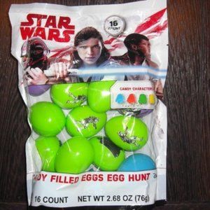 Lot of 16 Star Wars Fillable reusable easter eggs Plastic Egg hunt